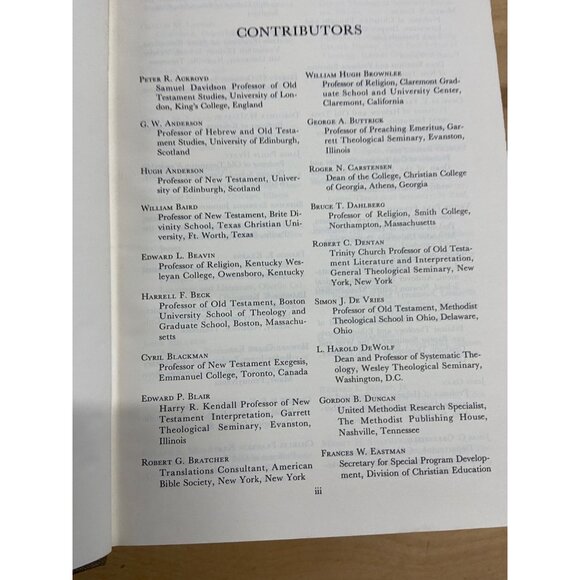 Interpreter’s One-Volume Commentary on the Bible 1971 Abingdon Press HC - Picture 5 of 11